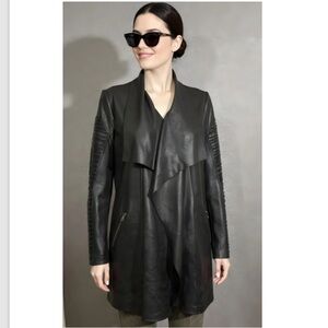 Angel women’s faux suele leather asymetrical jackets